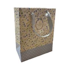 Gift Bag - 18x10x23cm - Blue Floral | D1223