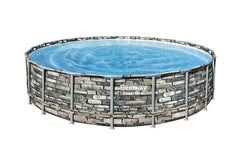 Bestway Power Steel Round Above-Ground Pool Set 610 × 132cm | 56883