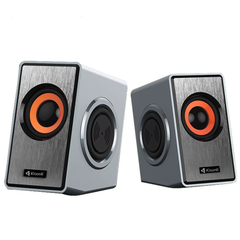 Kisonli 2*3W Computer System Speakers 4 - Gray | T-007