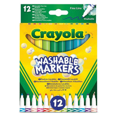 Crayola 12 Washable Markers Fine Line | CY586671