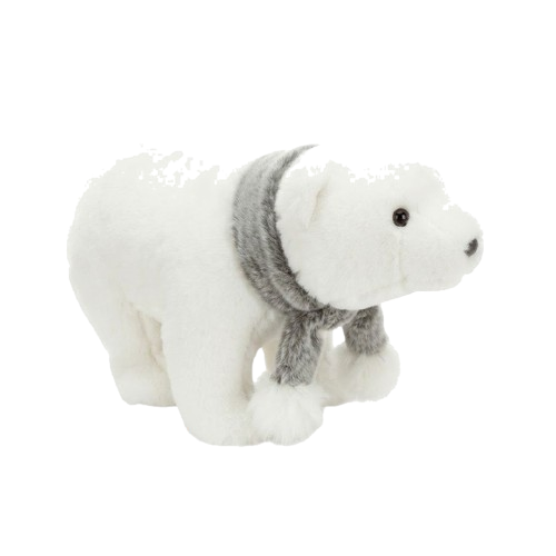 Christmas Plush Polar Bear Decoration
