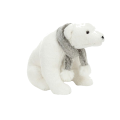 Christmas Plush Polar Bear Decoration