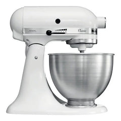 KitchenAid Classic 4.3 L Tilt-Head Stand Mixer Matte White | 5K45SSEFW