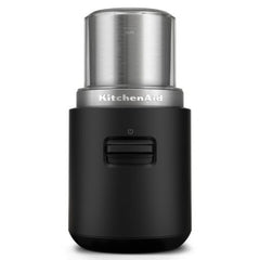 نظام المطبخ اللاسلكي KitchenAid Go، مطحنة قهوة لاسلكية بشفرة - أسود مطفي | 5KBGR100BM