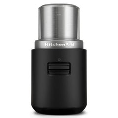 نظام المطبخ اللاسلكي KitchenAid Go، مطحنة قهوة لاسلكية بشفرة - أسود مطفي | 5KBGR100BM