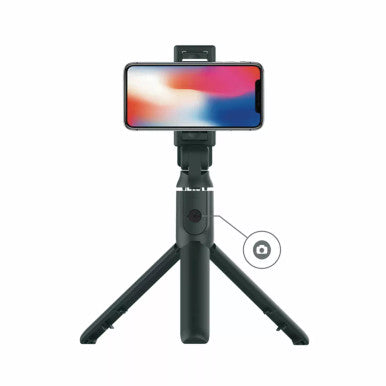 Porodo Bluetooth Selfie-Stick With Tripod ,Black |PD-UBTSV3-BK