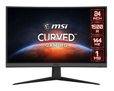 MSI 23.6" Optix G24C6 144Hz Curved Gaming Monitor FHD | 9S6-3BA01T-024