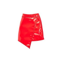 Barbie Fashions #4 Red Faux-Leather Skirt | FPH26