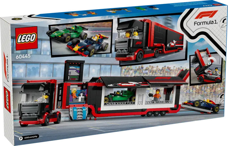 LEGO® City F1® Truck with RB20 & AMR24 F1® Cars | 60445