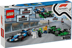 شبكة انطلاق LEGO® City F1® مع سيارات سباق VCARB وSauber | 60474
