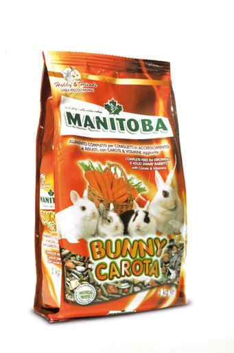Manitoba Bunny Carota Rabbit Food 1kg | 6066/1