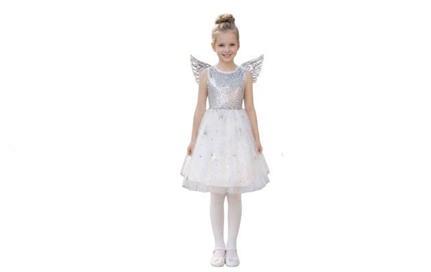 Rainbow Fairy Costume with Dress & Wings | 95286