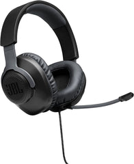 JBL Quantum 100 Wired Over-Ear Gaming Headphones, Black | Quantum 100