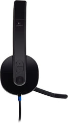 Logitech H540 USB Headset with Microphone, Stereo Sound & Noise-Cancelling Mic