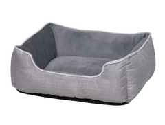 Nobby Comfort Bed Square Classic "Purna" Grey | 61663