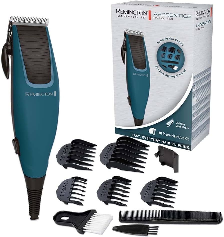 Remington HC5020 E51 Hair Clipper - Mains Operated Trimmer with Stainless Steel Blades | HC5020 E51
