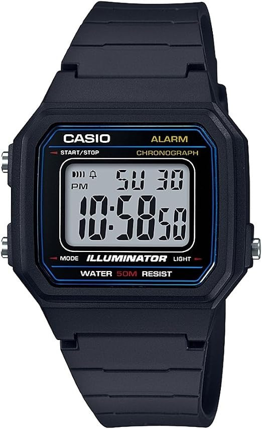 Casio Digital Men Watch - Black | W-217H-1AVDF