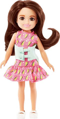 Barbie Chelsea Doll with Pink Dress & Removable Back Brace | HKD90