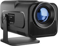 HY320 Portable Auto Keystone Smart Projector FHD 10000 Lumens - Black