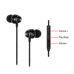 Redragon E100 in-Ear Ear Buds, Stereo Wired Premium in Ear Noise Isolating Headphones, Dynamic Crystal Clear Sound Bass Heavy for Gaming & Music in Earphone with Microphone Ergonomic Comfort Fit