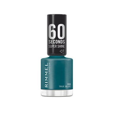 Rimmel 60 Seconds Super Shine Nail Polish - 104 True Blue | 292942