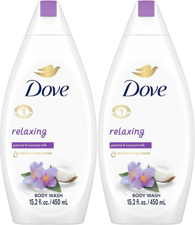 Dove Relaxing Lavender Body Wash 500ml 2 @ 15% OFF | 295517