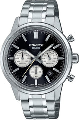 Casio Edifice Men Chronograph Watch - Black Silver | EFR-575D-1ADF