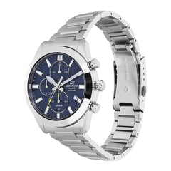 Casio Edifice Men Chronograph Watch - Silver Blue | EFB-710D-2AVUDF