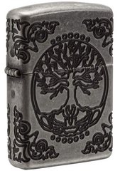 Zippo Armor Tree of Life Lighter - Antique Silver | 29670