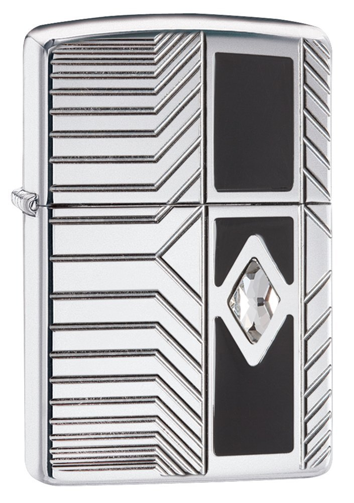 Zippo Classy Tech Design Armor Lighter - High Polish Chrome | 29669