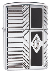 Zippo Classy Tech Design Armor Lighter - High Polish Chrome | 29669
