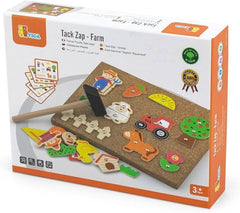 VIGA Tack Zap Farm Wooden Activity Set | 51606