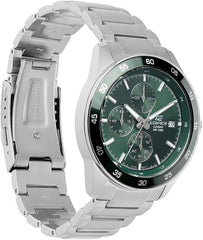 Casio Edifice Men Chronograph Watch - Green Silver | EFR-526D-3AVUDF