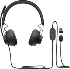 سماعة رأس Logitech Zone السلكية مع ميكروفون بخاصية إلغاء الضوضاء | 981-000875