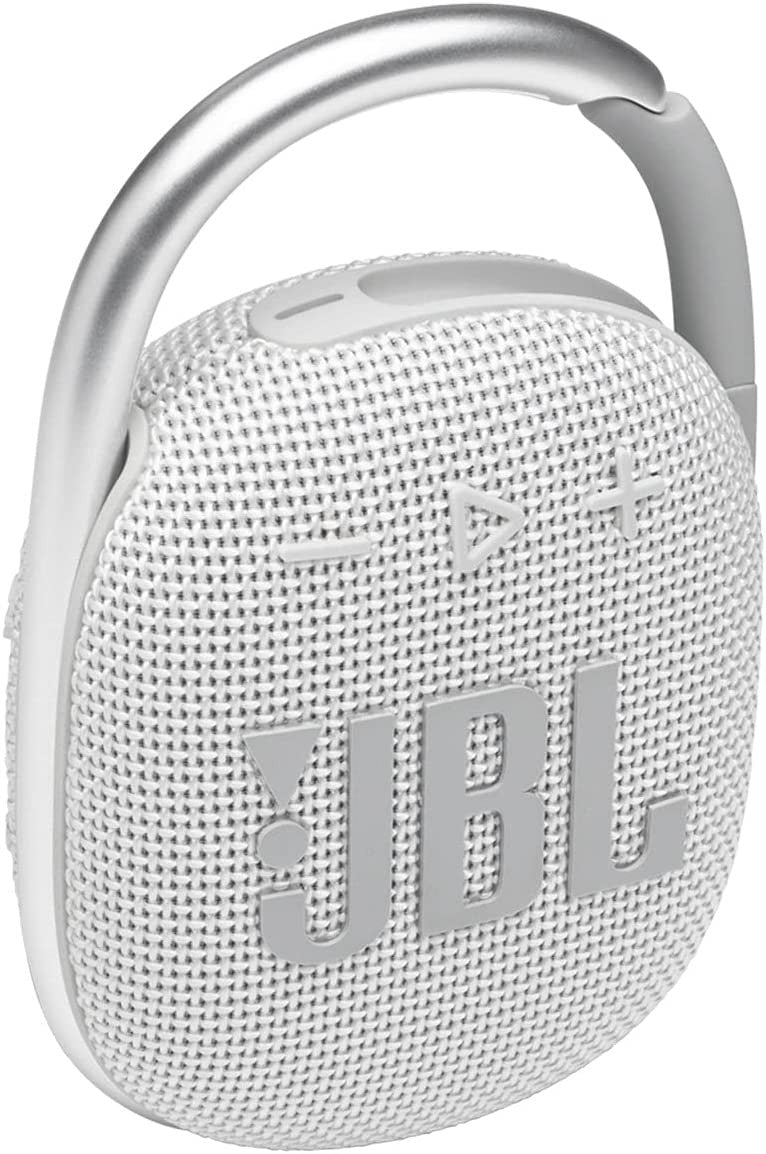 JBL Clip 4 Portable Bluetooth Speaker - White | CLIP4WT