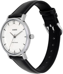 Casio Women 3-Hand Watch - Black / White | LTP-VT04L-7A2DF