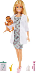 Barbie Doctor, Blonde with Baby & Accessories | GVK03