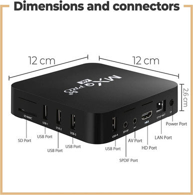 TV Box MXQ Pro 4K 2+16 GB