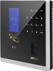 ZKTeco X FACE PRO Multi Biometric Device, FBI approved Multi-Biometric T&A and access, face recognition, fingerprint, proximity cards with backup battery