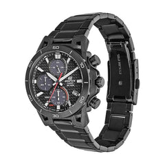 Casio Edifice SOSPENSIONE Men Solar Chronograph Watch - Black | EQS-960DC-1AVUDF