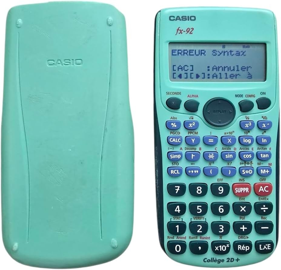 Casio FX-92 College Scientific Calculator White | FX-92COLLEGE-W-ET