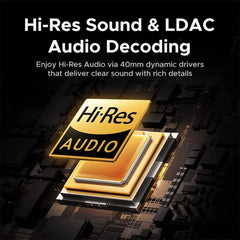 UGREEN Studio Pro Wireless Headphones — Hybrid ANC Hi-Res LDAC - White | HP206 55614
