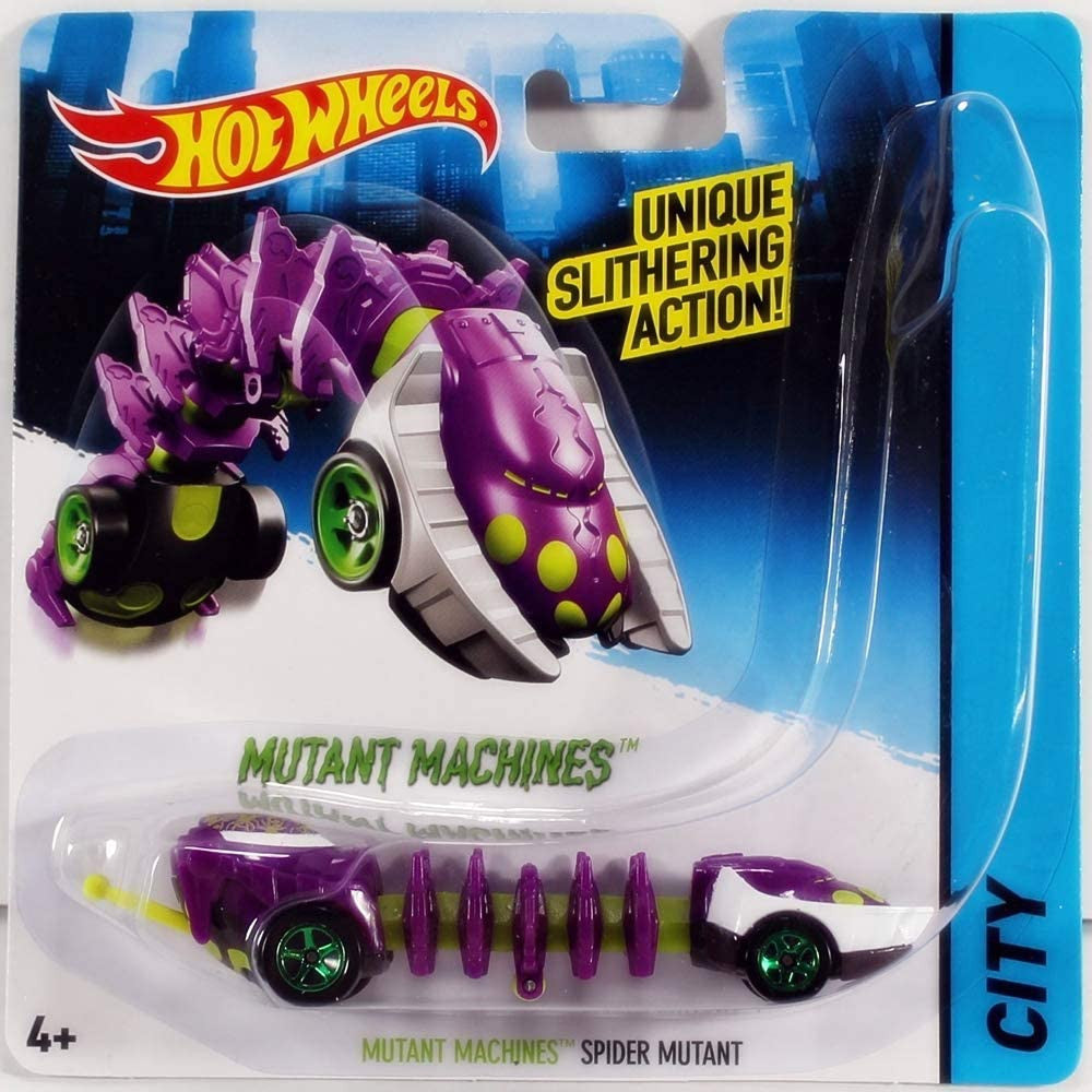 Hot Wheels HW City Mutant Machines Slider Car - Spider Mutant Purple | AFH-002