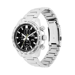 Casio Edifice Men Chronograph Watch - Black Silver | EFR-574D-1AVUDF
