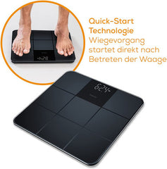 Beurer GS 235 Glass Bathroom Scale | GS 235