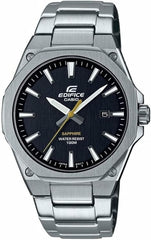 Casio Edifice SLIM Men Analog Watch - Black Silver | EFR-S108D-1AVUDF