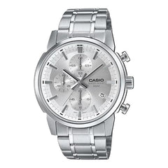 Casio Men 3-Hand Chronograph Watch - Silver | MTP-E510D-7AVDF