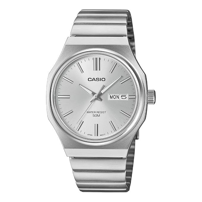 Casio Men 3-Hand Watch - Silver | MTP-E735D-7AVDF