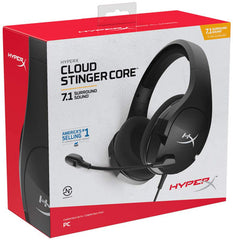 KINGSTON HYPERX HEADSET STINGER CORE 7.1 SURROUND SOUND | HHSS1C-AA-BK/G