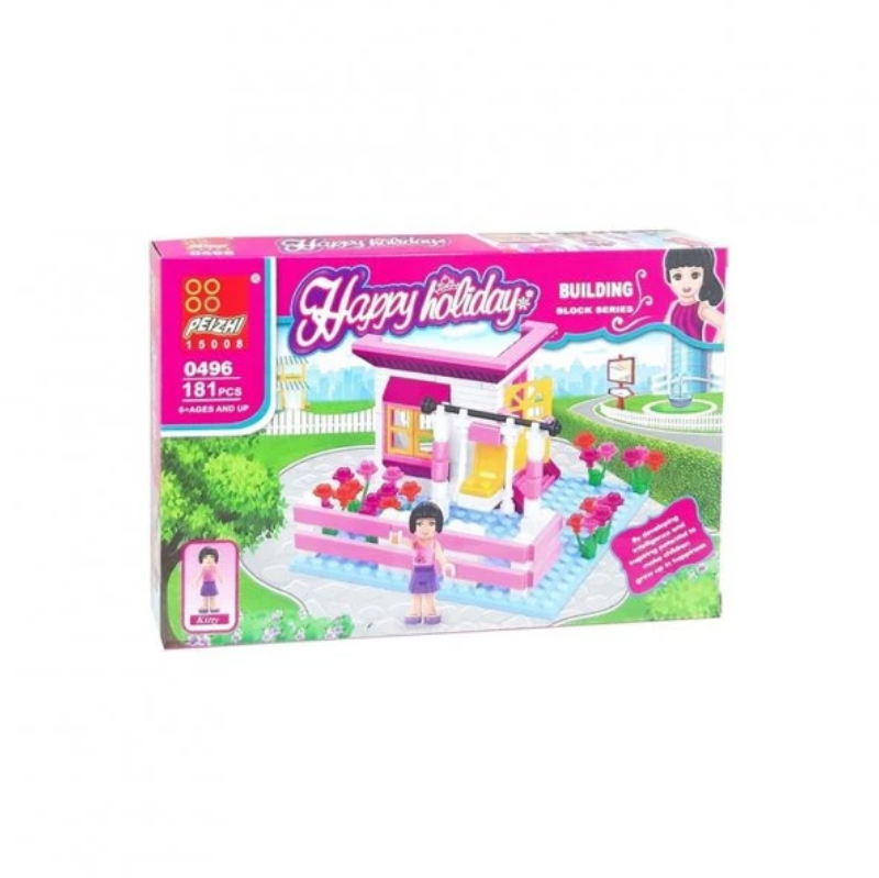 Happy Holiday Horse Garden Building Block Set | 0497